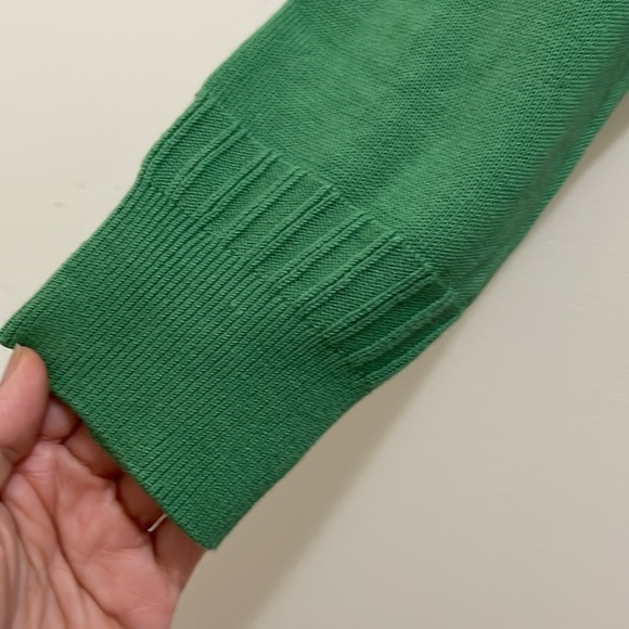 H&M green cardigan (sz l) - Picture 4 of 6